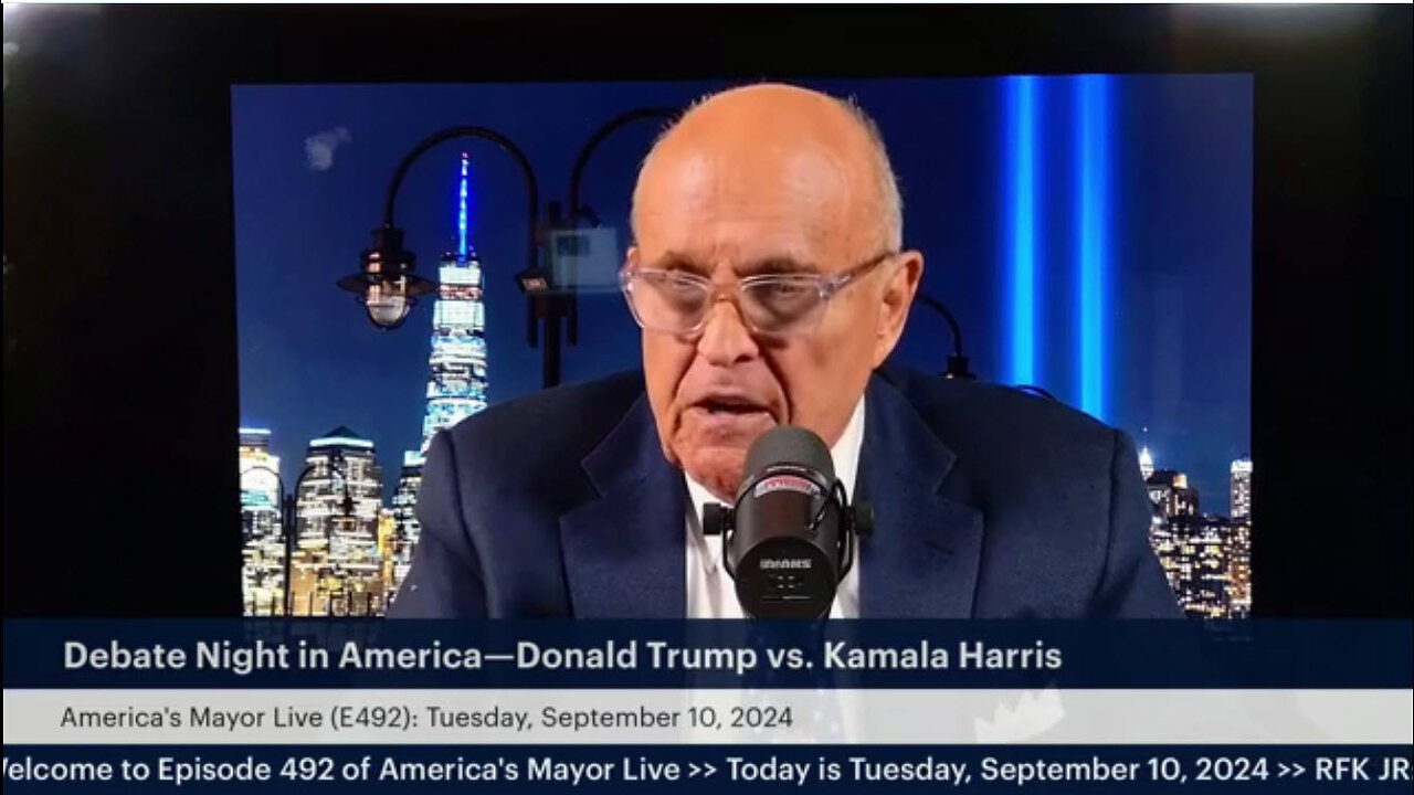 America's Mayor Live (492): Debate Night in America—Donald Trump vs. Kamala Harris