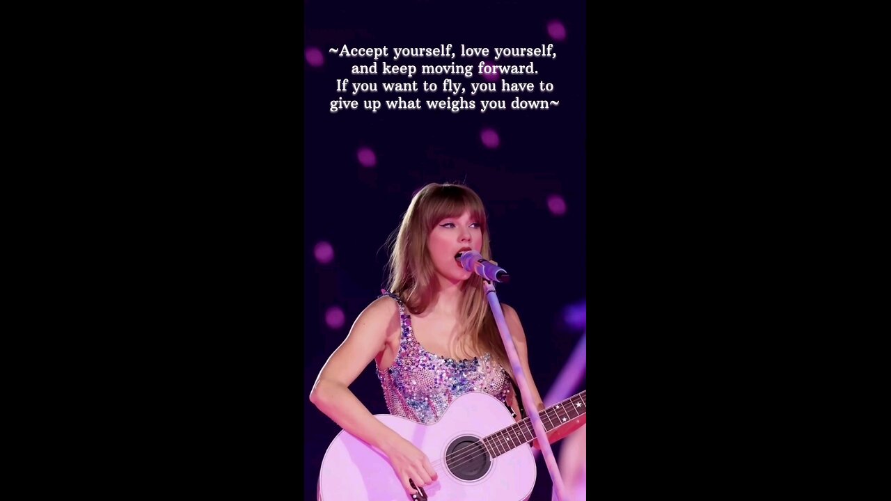 Taylor swift once said