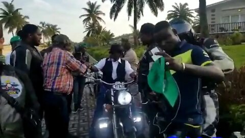 Kabila rides with Congolese Riders Group