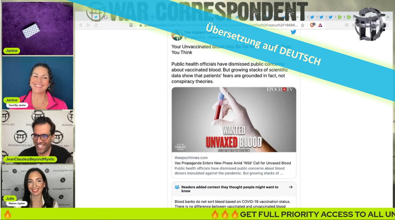 🔎 WAR CORRESPONDENT vom 8. Juni 2023 💥💫🔮