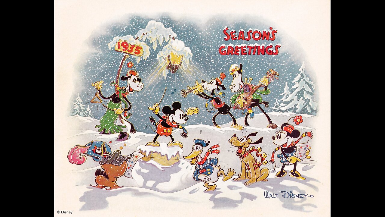 Hall of Fame Christmas Show with Walt Disney & Mickey's Gang (December 23, 1934)