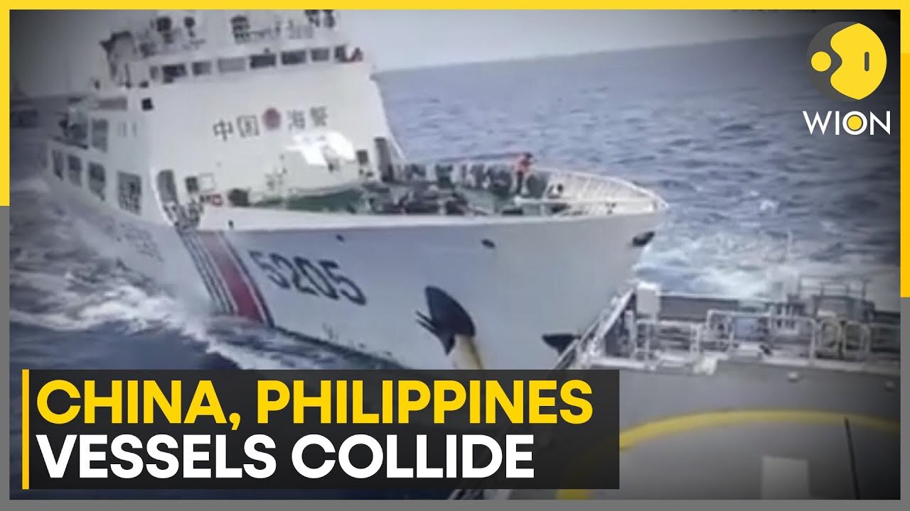 South China sea clash: China, Philippines ships ram into each other