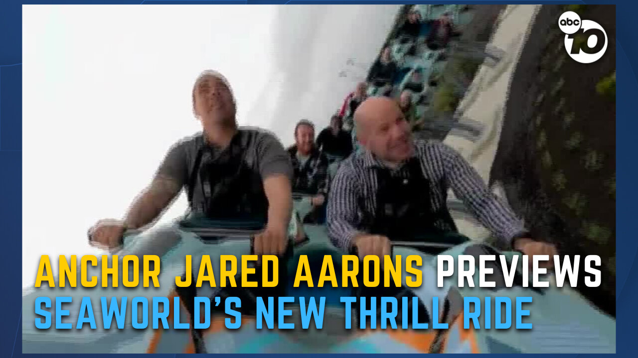 ABC 10News Anchor Jared Aarons rides SeaWorld's Arctic Rescue