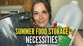 Summer Food Storage