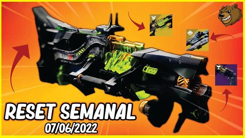 DESTINY 2 │ RESET SEMANAL CONFIRA OS ITENS 07/06/2022