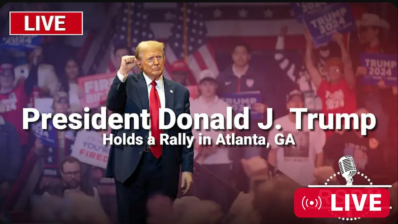 President Trump Holds a Rally in Atlanta, GA - 10/28/24