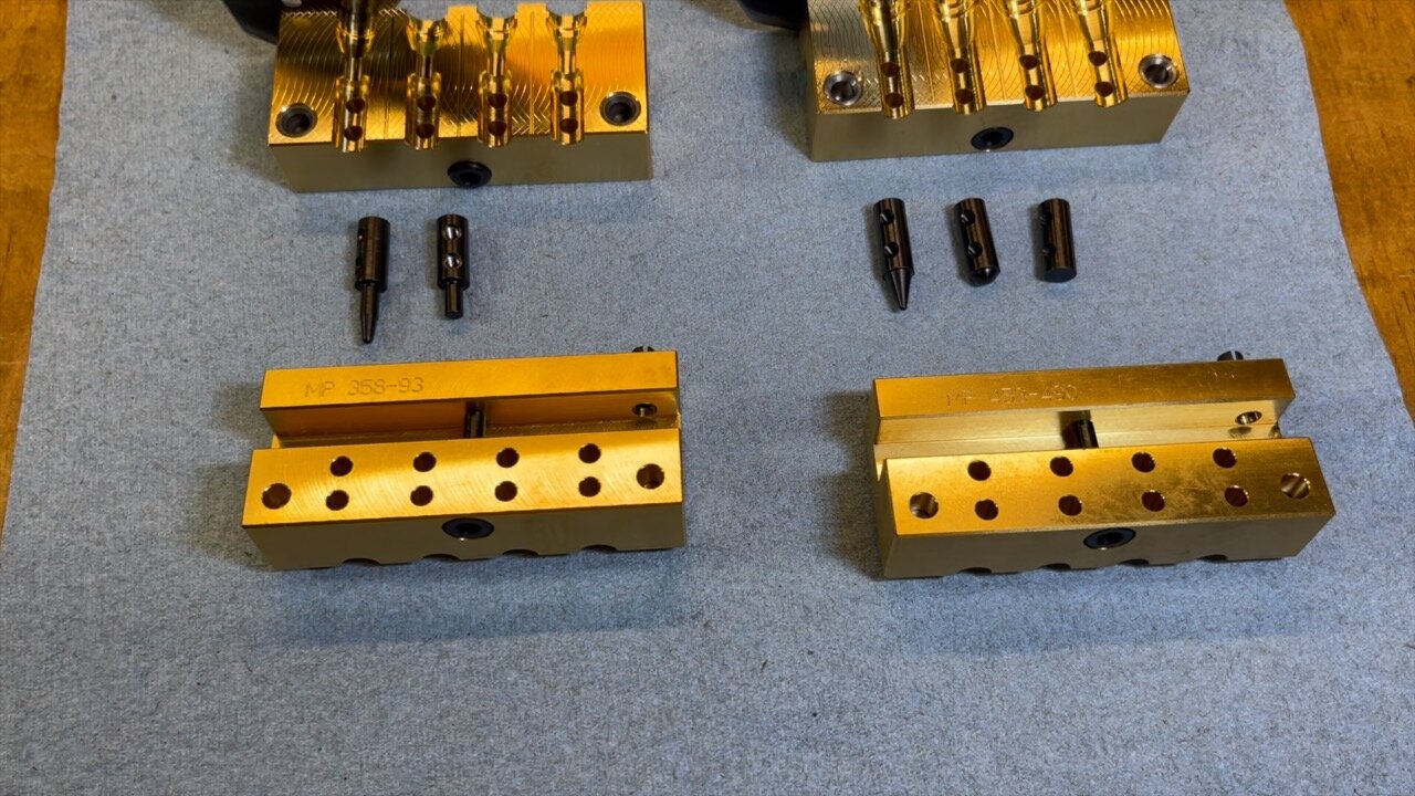 Setting up and seasoning 2 new MP brass molds