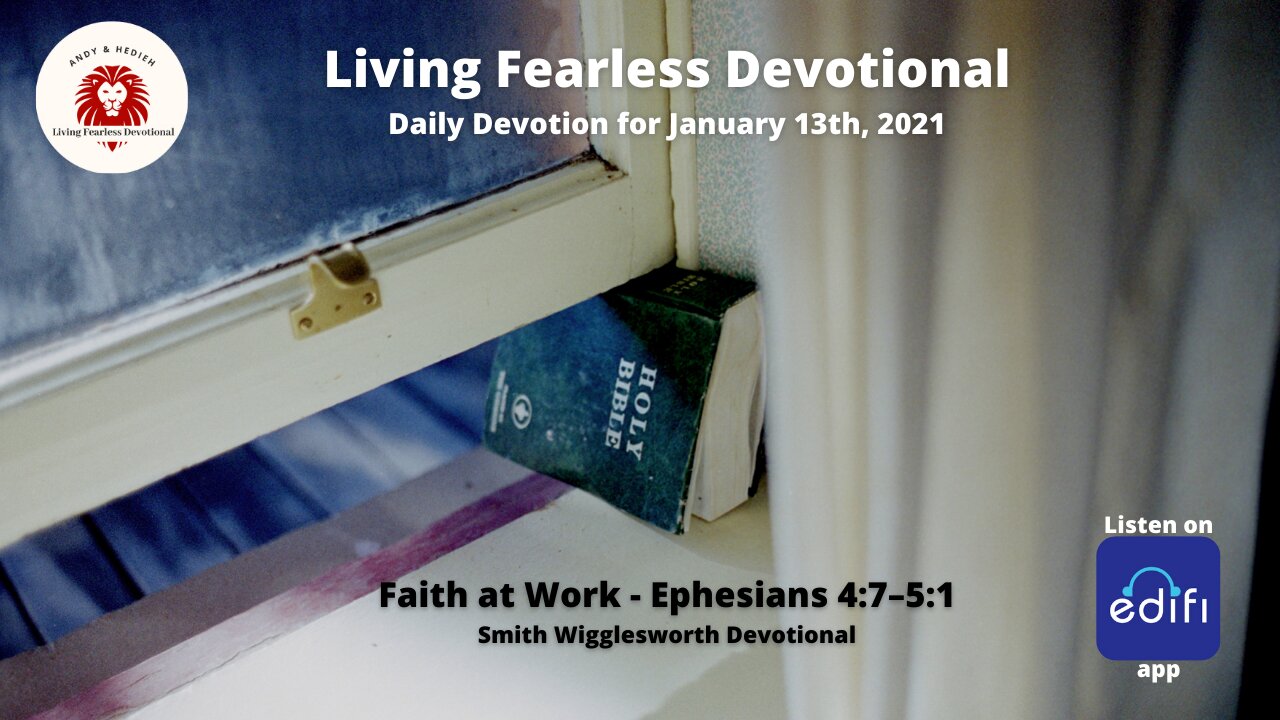 Faith at Work - Ephesians 4:7–5:1