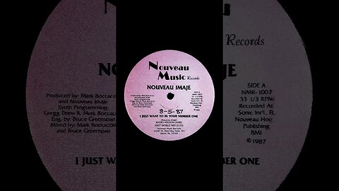 Nouveau Imaje – I Just Want To Be Your Number One