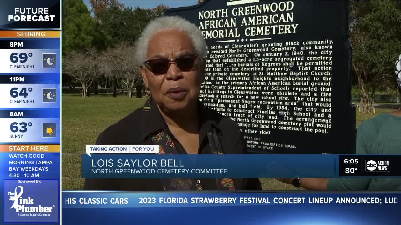 African American Cemetery Marker