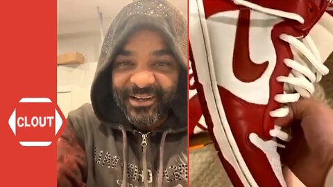 Jimbo Slice Shows Jim Jones His Sneaker Collection!