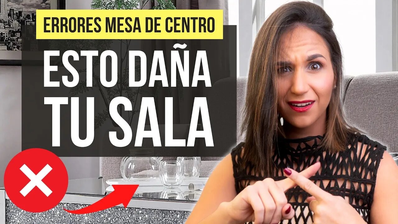 😱 No Cometas estos ERRORES! 🚫🙅🏻‍♀️ MESA DE CENTRO de tu SALA | Diseño de interiores