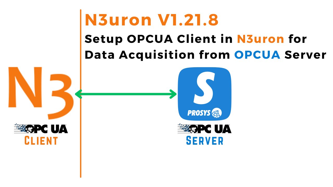 How to Setup OPCUA Client in N3uron for Data Acquisition from Prosys OPCUA Simulation Server | SCADA