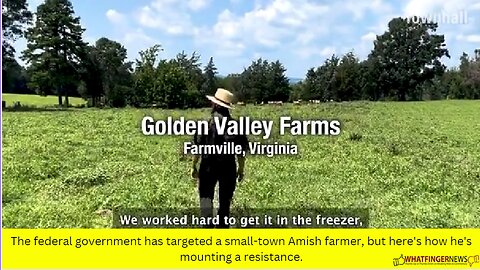 The federal government has targeted a small-town Amish farmer, but here's how he's mounting
