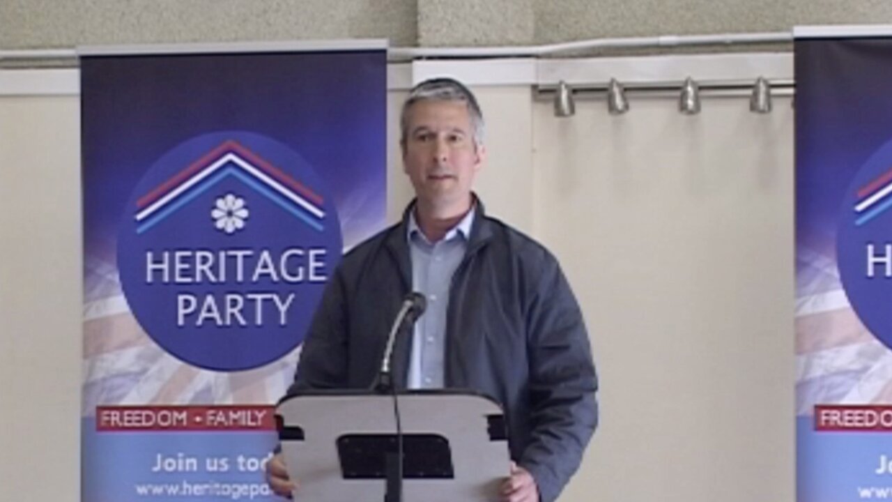 Jason Reardon - Why I joined the Heritage Party - Conference 2022