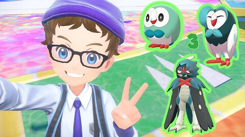 Getting the Shiny Rowlet Evolution Line (stream 3)