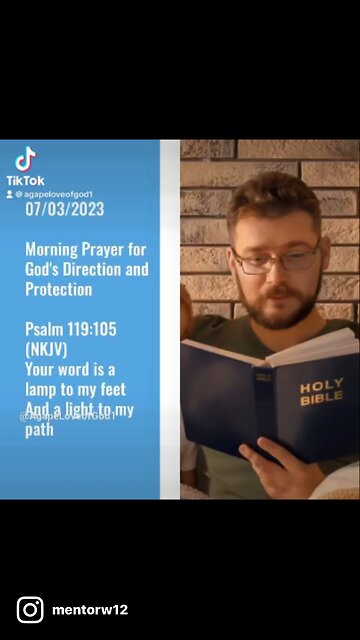 Morning Light: A Morning Prayer for God's Direction and Protection #Shorts