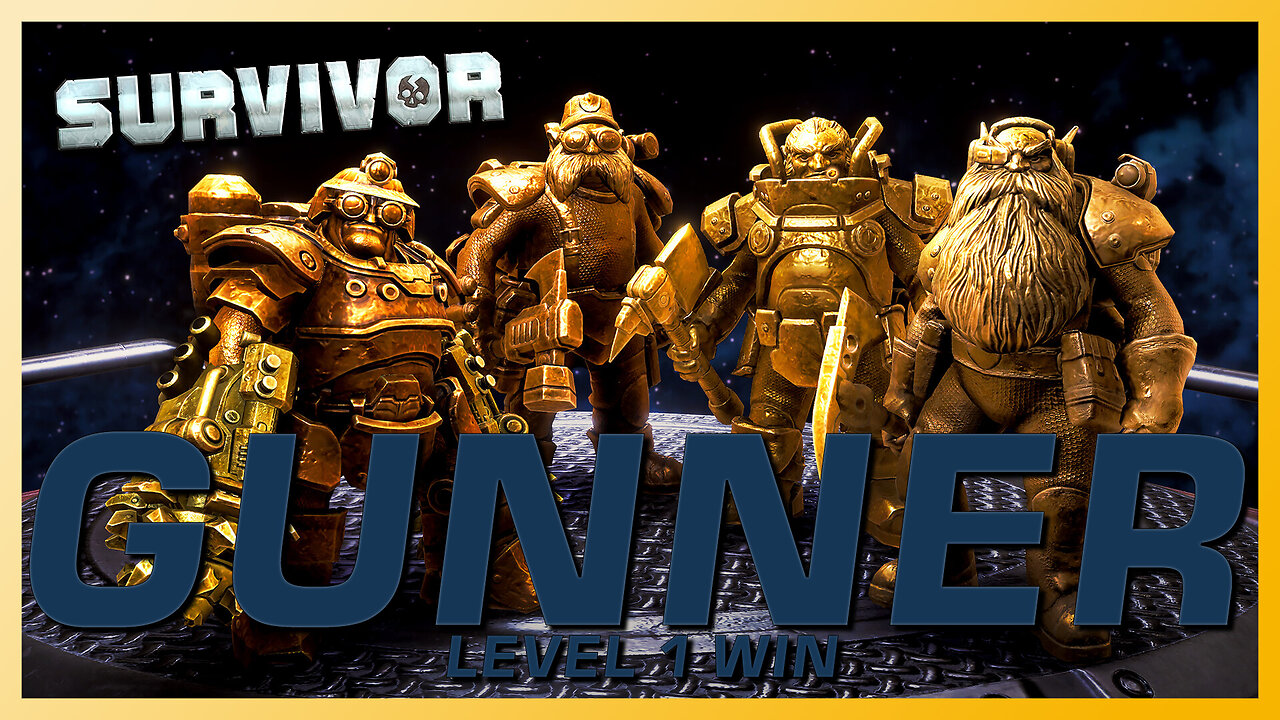 DEEP ROCK GALACTIC SURVIVOR IS AWESOME | LVL 1 WIN