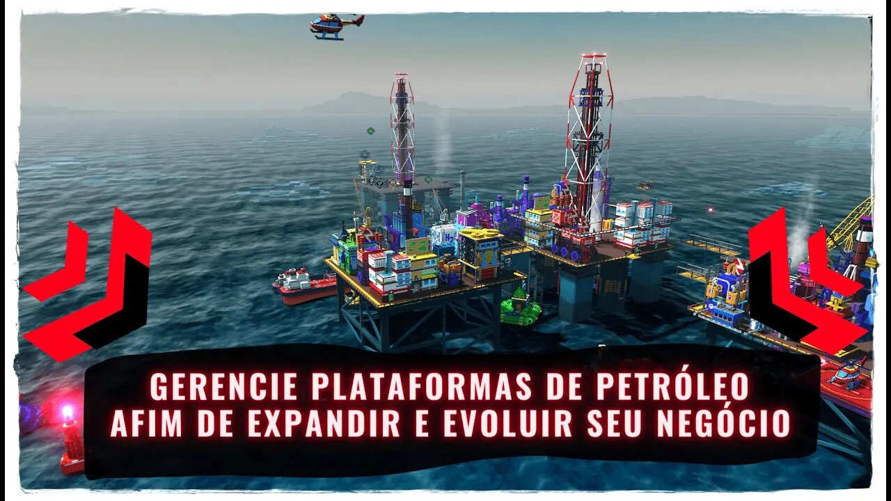 Drill Deal Oil Tycoon (Jogo de Simulação e Gerenciamento de Plataformas de Petróleo para PC)