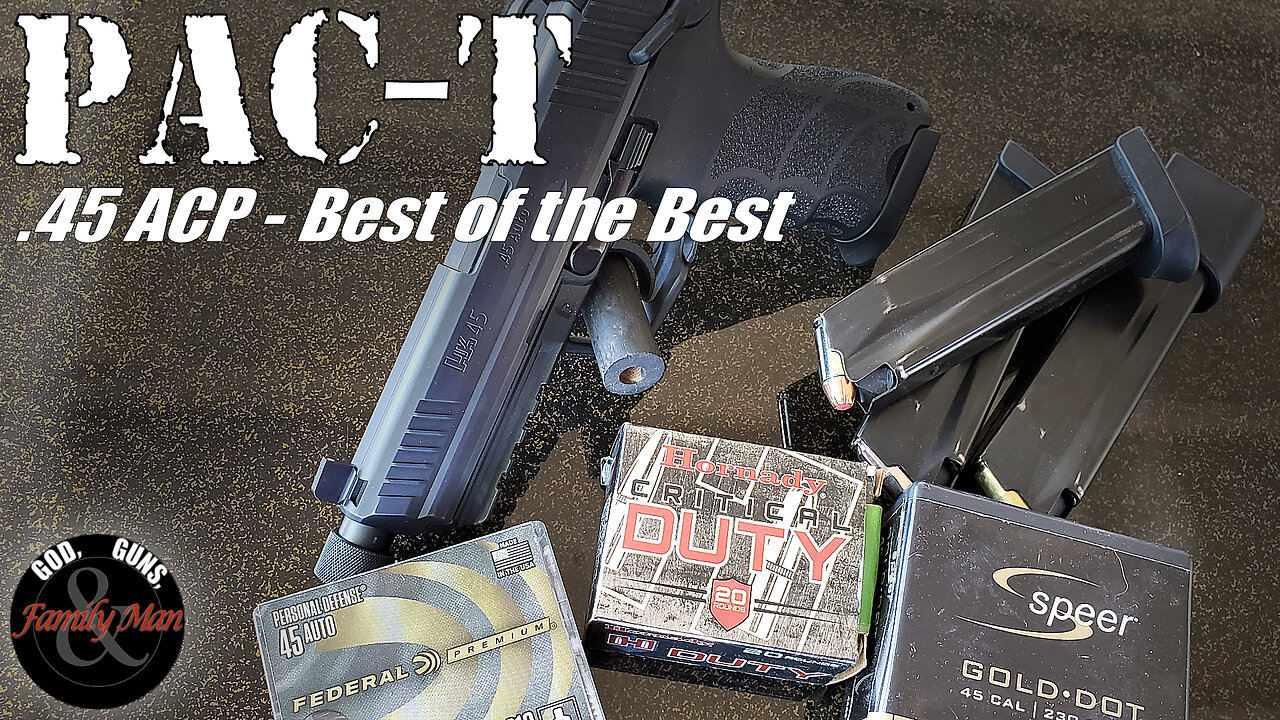 Best of the Best 45 ACP Bullets: Clothing and Hard Barrier Terminal Ballistics Test