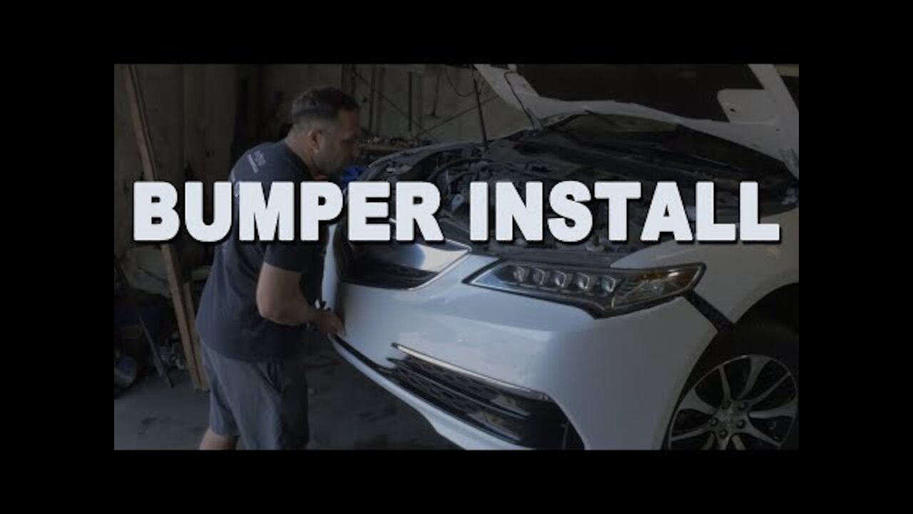 How To Install a Front Bumper Cover - 2015 Acura TLX