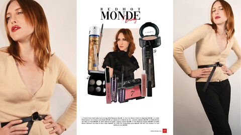RED HOT MONDE MAGAZINE BEAUTY TUTORIAL: MAXIMIZE YOUR GLOW WITH GOLD OR SILVER FLASHBULB EYE MAKEUP