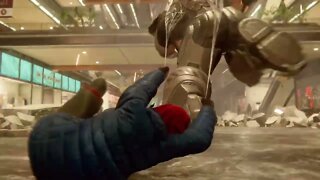 Rodeio do Rhino - Atravesse o shopping montado no Rhino - Marvel's Spider-Man: Miles Morales