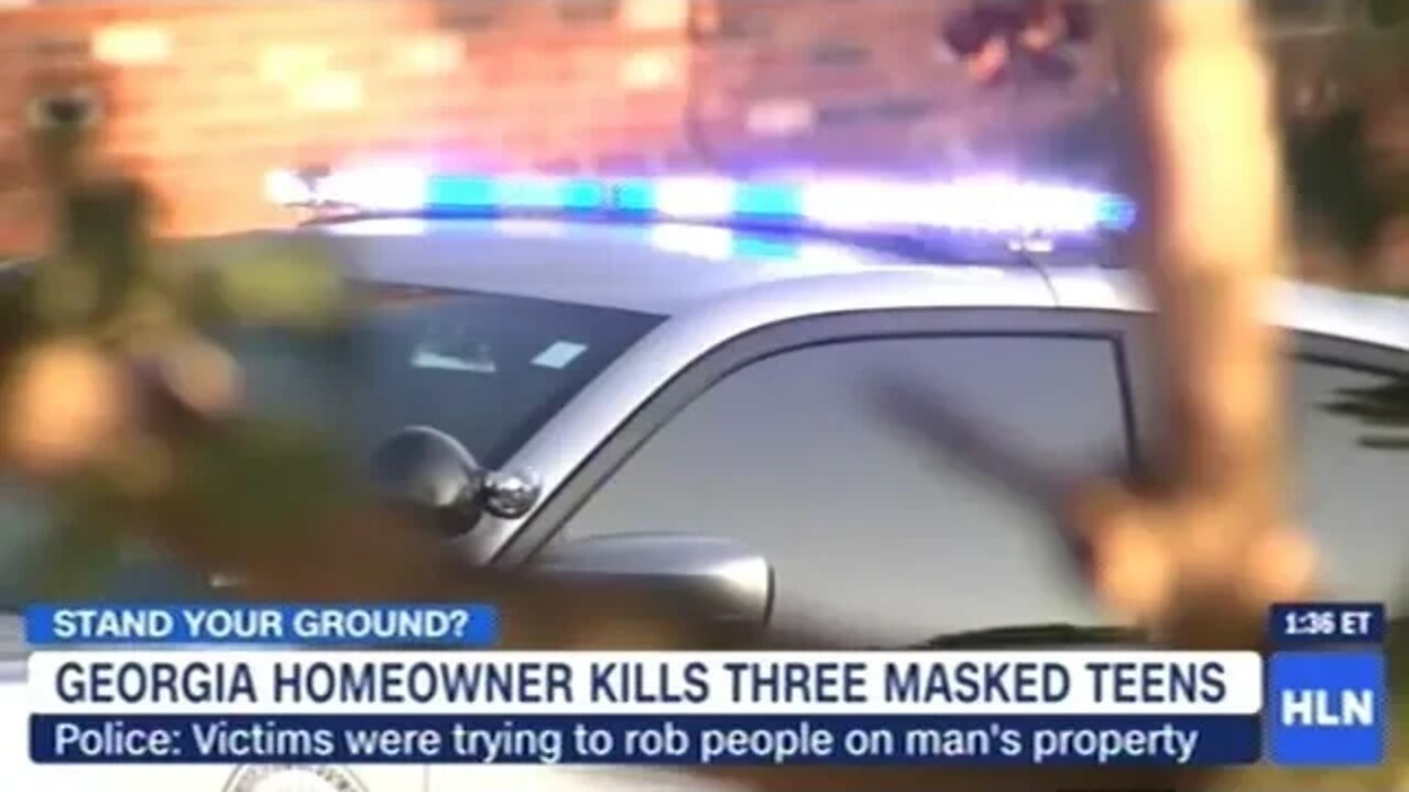 Georgia Homeowner Shoots And Kills 3 Masked Teens Robbing People On His Property!