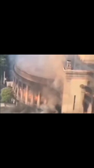Invaders Burned Down The Alcazar Library in Marseille - It Was The Largest Library in France