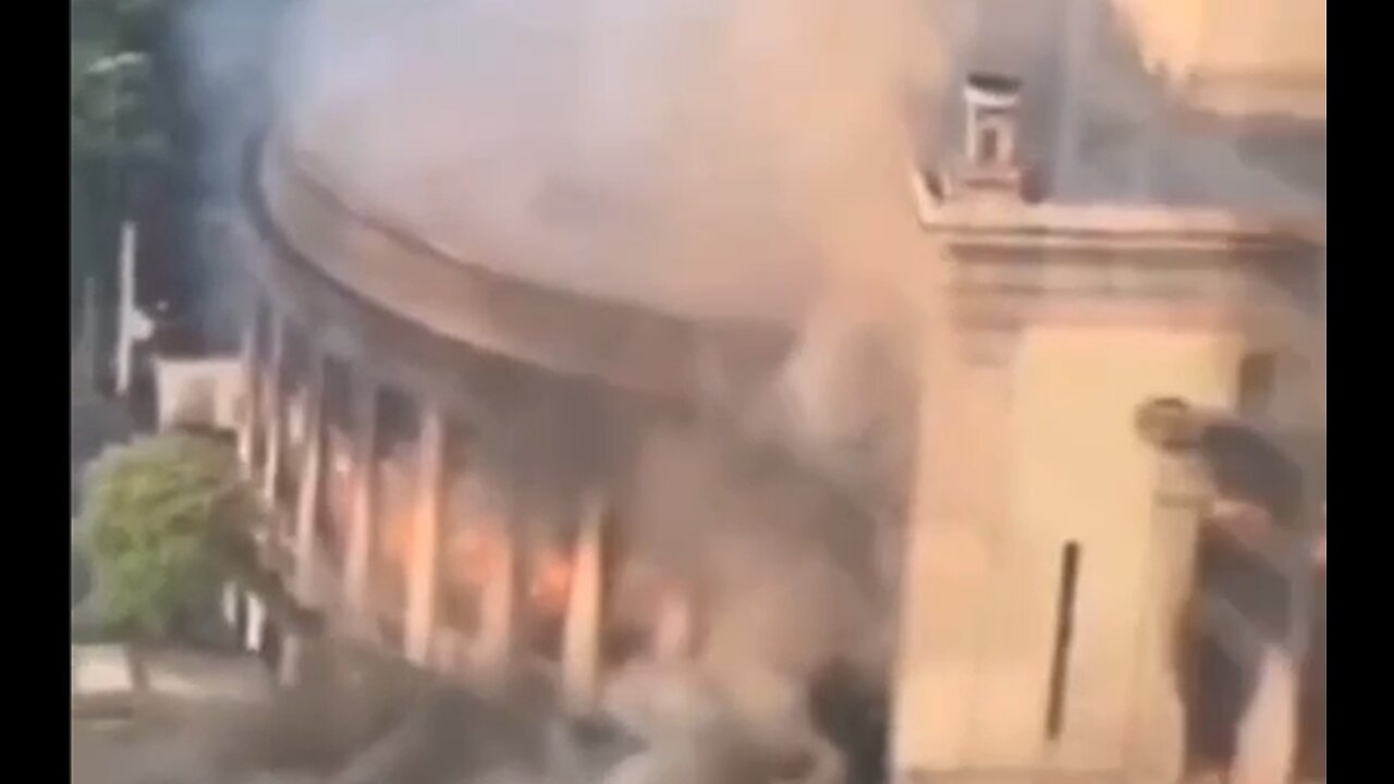 Invaders Burned Down The Alcazar Library in Marseille - It Was The Largest Library in France