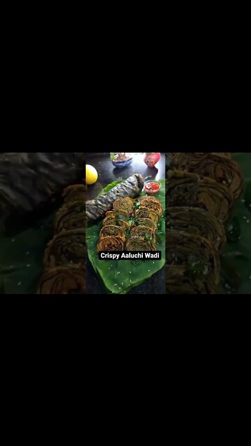 Crispy AaluChi Wadi (Taro Leaves) #starter#crunchy #crispy#evening #trending#greenvegetables#foodie