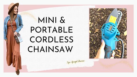 Mini & Portable cordless chainsaw review