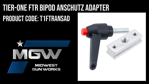 Tier-One FTR Bipod Anschutz Adapter - T1FTRANSAD