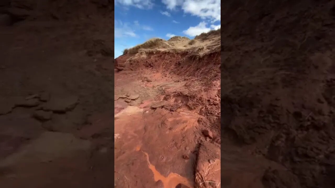 Mud melting looks like lava from a volcano
