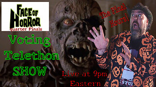 Face Of Horror - VOTING TELETHON - LIVE Retro Gaming with DJC