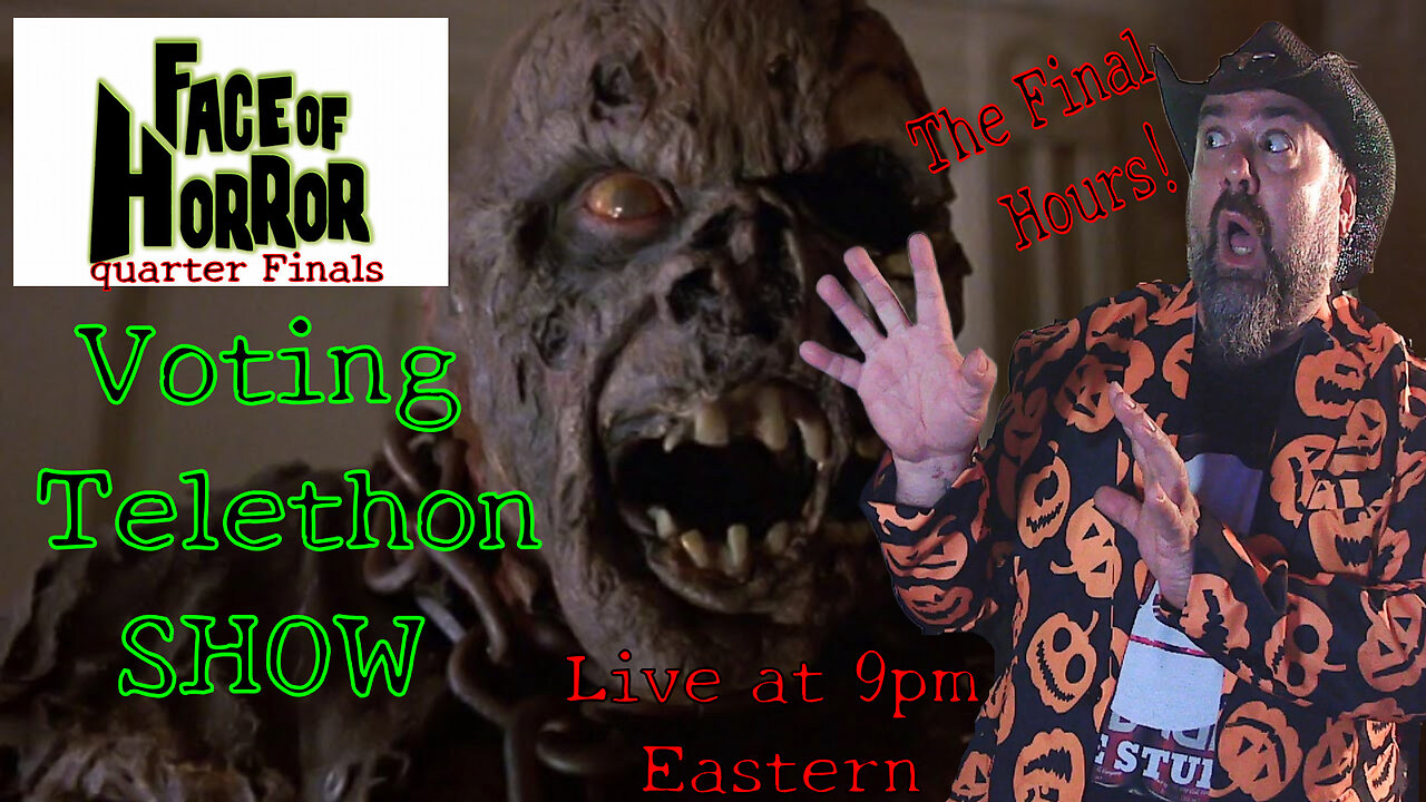 Face Of Horror - VOTING TELETHON - LIVE Retro Gaming with DJC