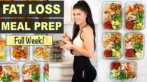 EASY 1 WEEK MEAL PREP FOR WEIGHT LOSS | healthy recipes that taste amazing! @enjoyfoodhealty