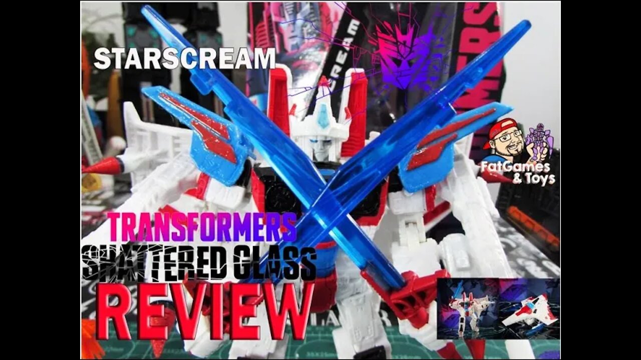 Transformers SHATTERED GLASS Voyager Class Starscream Review