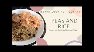 Island Cooking - Peas & Rice