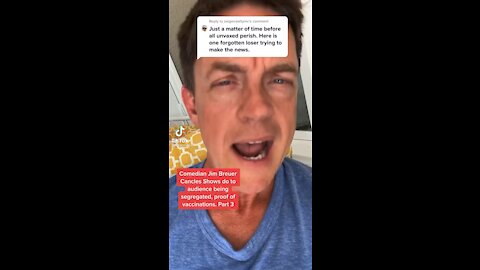 Jim Breuer is pissed off of vax segregation