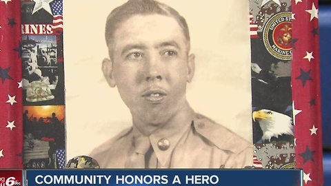 Community honors veteran who died