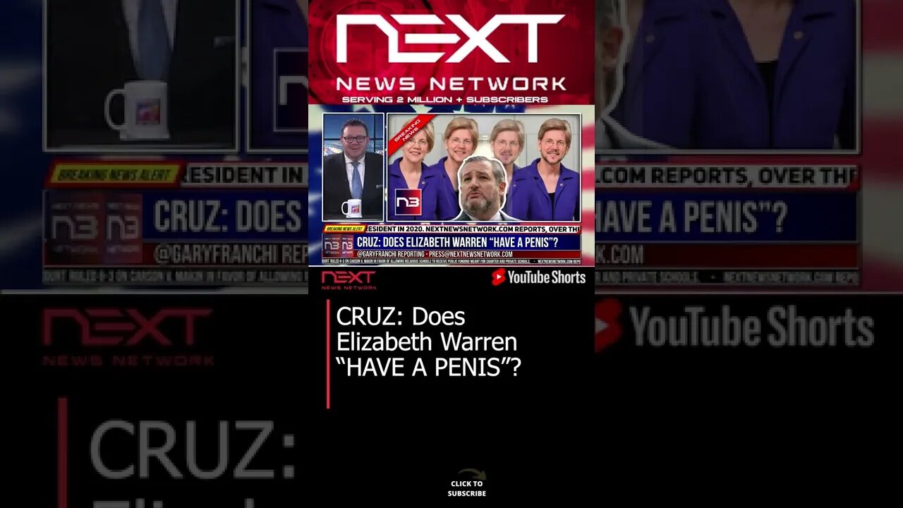 CRUZ: Does Elizabeth Warren “HAVE A PENIS”? #shorts