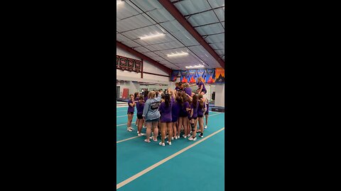 Courage cheer shout