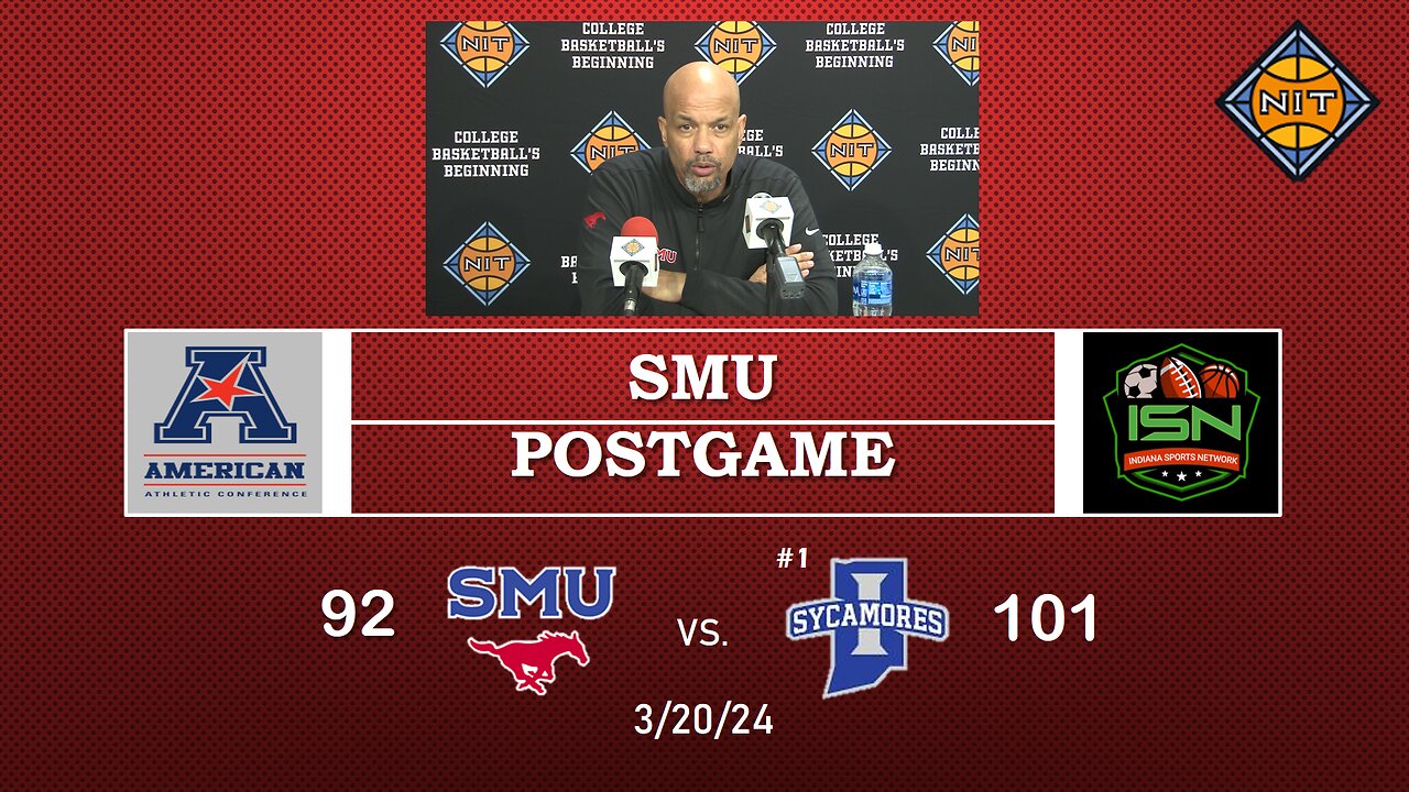 Post-Game with SMU's Rob Lanier After 101-92 Loss to Indiana State in 1st. Round of the NIT