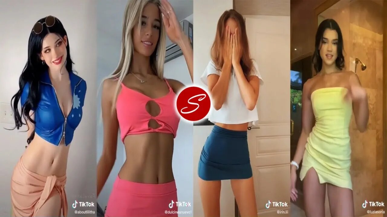 😘 Best TikTok Sexy Dance Compilation - Hot Women In Mini Skirts, Skirts, Micro Skirts #24