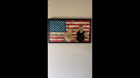 Custom Wooden Flag