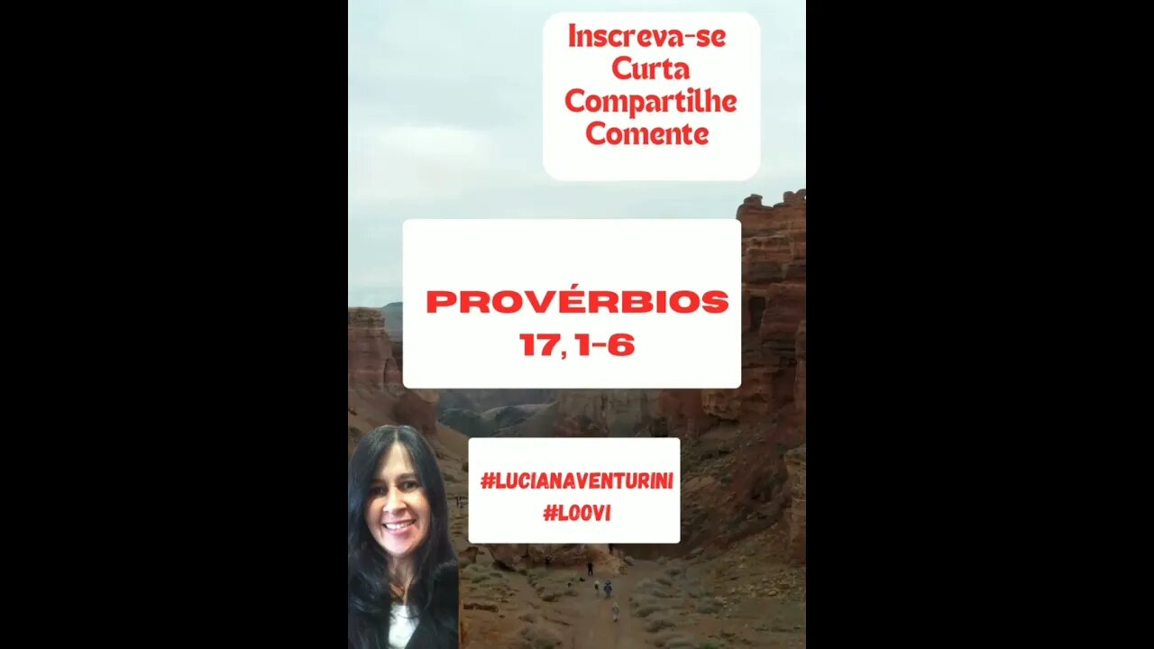 Provérbios 17, 1-6 A sabedoria na prática - parte 4 #lucianaventurini #loovi #shorts