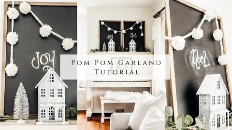 DIY Pom Pom Garland