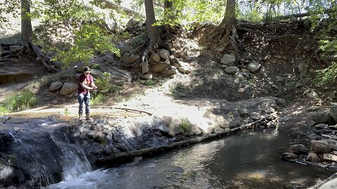 First time fishing this creek