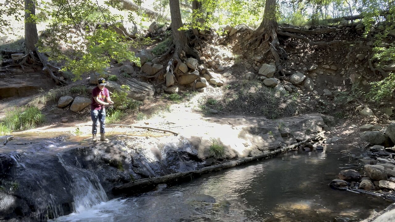 First time fishing this creek